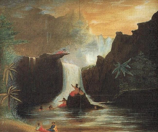 Nuuanu Falls, Theodore Heuck